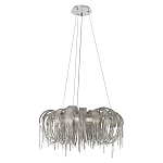 Люстра круглая подвесная с металлическими дугами и длинными цепочками 80 см Atlantis Chain варинант исполнения - 2 | Loft Concept в Москве