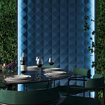 Гипсовая 3D Панель M-104 варинант исполнения - 1 | Loft Concept в Москве