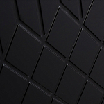 Комод черный округлой формы с рельефным фасадом Black Cut варинант исполнения - 5 | Loft Concept в Москве