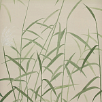 Обои ручная роспись Wild Grasses Special Colourway on Bleached Silver slub silk варинант исполнения - 2 | Loft Concept в Москве