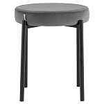 Табурет с мягким круглым сиденьем RIO Grey варинант исполнения - 2 | Loft Concept в Москве