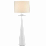 Торшер белый с фигурным каркасом Bleached Element варинант исполнения - 1 | Loft Concept в Москве