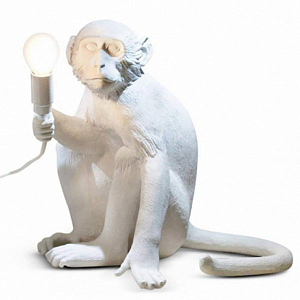 Настольная лампа Seletti Monkey Lamp Sitting Version