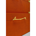 Комплект оранжевых чемоданов Golden Twigs варинант исполнения - 4 | Loft Concept в Москве