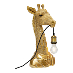 Настольная лампа в детскую Жираф в золотом костюме варинант исполнения - 1 | Loft Concept в Москве