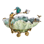 Чаша в виде листка лотоса с птицами Eden Garden варинант исполнения - 4 | Loft Concept в Москве