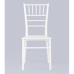 Стул Chiavari пластик белый варинант исполнения - 4 | Loft Concept в Москве