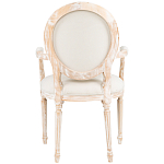 Стул с подлокотниками из массива бука бежевый Solid Luxury варинант исполнения - 2 | Loft Concept в Москве