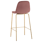 Барный стул на золотистых ножках VENDRAMIN Pink варинант исполнения - 4 | Loft Concept в Москве