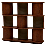 Стеллаж Zacharie Brown Wood Rack варинант исполнения - 1 | Loft Concept в Москве