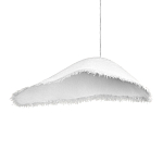 Подвесной светильник с асимметричным волнообразным абажуром и фактурной бахромой по краю Tactile Line варинант исполнения - 10 | Loft Concept в Москве
