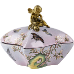Фарфоровая шкатулка Butterflies and an angel варинант исполнения - 2 | Loft Concept в Москве
