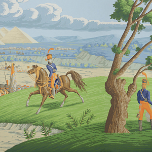 Обои ручная роспись Napoleon's Campaign in Egypt Velay on scenic paper