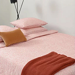 Постельное белье розового цвета с рисунком 150х200 см Blossom Essence варинант исполнения - 5 | Loft Concept в Москве