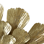 Зеркало круглое настенное в металлической раме Sunny Golden Petals варинант исполнения - 5 | Loft Concept в Москве