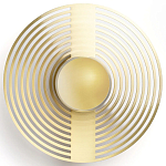 Бра в виде металлического диска Amadis Gold Wall Lamp варинант исполнения - 3 | Loft Concept в Москве