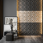 Гипсовая 3D панель с принтографией PM-101 варинант исполнения - 2 | Loft Concept в Москве