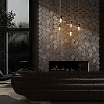 Гипсовая 3D панель с принтографией PM-47 варинант исполнения - 1 | Loft Concept в Москве