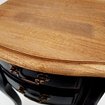 Консоль маленькая из массива березы с 2-мя ящиками в стиле прованс Vintage варинант исполнения - 3 | Loft Concept в Москве