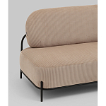 Диван Стоун велюр рельефный бежевый варинант исполнения - 2 | Loft Concept в Москве