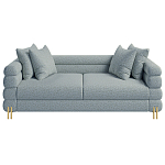 Дизайнерский Диван Lancaster Серо-голубое букле варинант исполнения - 3 | Loft Concept в Москве
