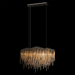 Люстра подвесная с металлическими цепочками и изогнутыми металлическими дугами 72 см Atlantis Chain варинант исполнения - 3 | Loft Concept в Москве