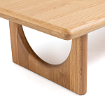 Стол журнальный из массива и шпона дуба Oak Essence Carden варинант исполнения - 4 | Loft Concept в Москве