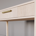 Элегантная Консоль Primo с выдвижным ящиком Светлый дуб варинант исполнения - 3 | Loft Concept в Москве