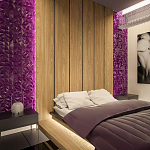 Гипсовая 3D панель с принтографией PM-45 варинант исполнения - 2 | Loft Concept в Москве