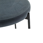 Стул металлический с мягкой спинкой и сиденьем из велюра Alfie Chair варинант исполнения - 7 | Loft Concept в Москве