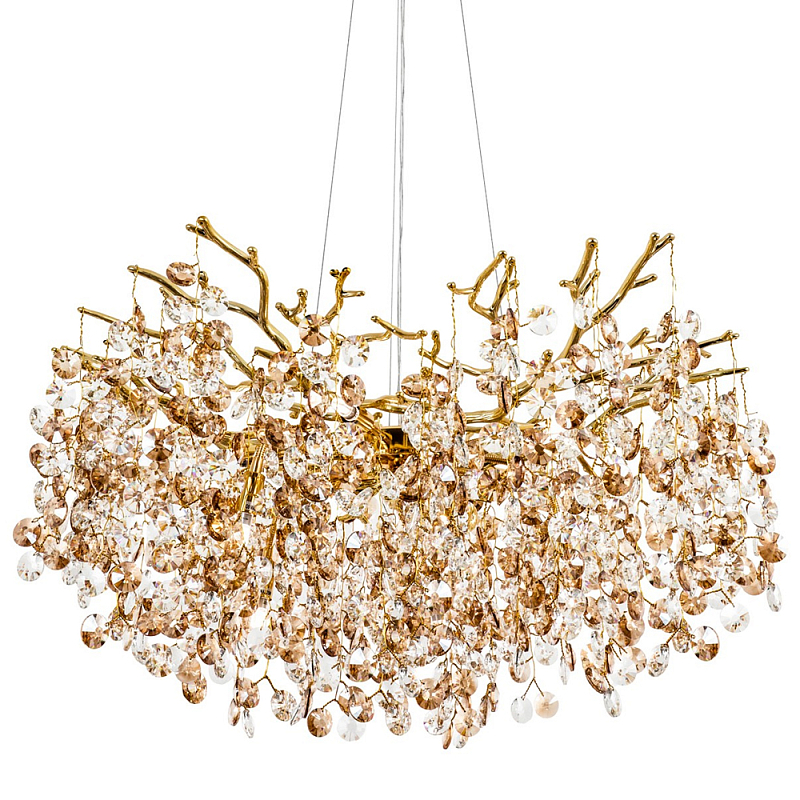    Fairytree Gold Crystal Chandelier 10      | Loft Concept 