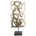 Маска ручной работы деревянная резная Mask Divorces варинант исполнения - 1 | Loft Concept в Москве