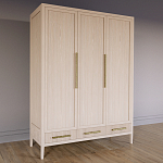 Большой Шкаф Primo Светлый дуб с 3 дверьми и 3 выдвижными ящиками варинант исполнения - 2 | Loft Concept в Москве