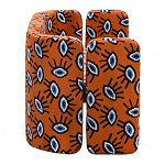 Акцентный Двухместный Диван Leela Оранжевый Орнамент варинант исполнения - 4 | Loft Concept в Москве