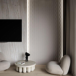 Гипсовая 3D Панель M-16 варинант исполнения - 1 | Loft Concept в Москве