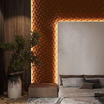 Гипсовая 3D Панель M-43 варинант исполнения - 1 | Loft Concept в Москве