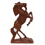 Статуэтка лошадь деревянная Thick Mane варинант исполнения - 1 | Loft Concept в Москве