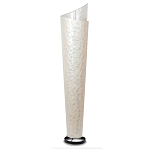 Торшер из перламутра на металлическом каркасе Indonesian Spiral варинант исполнения - 1 | Loft Concept в Москве