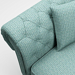 Мебельная ткань Шенилл бирюзовый цвет 142 см T4-61 варинант исполнения - 10 | Loft Concept в Москве