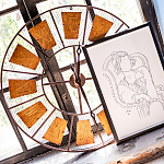 Часы настенные из металла в стиле лофт Clock with History варинант исполнения - 3 | Loft Concept в Москве