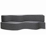 Дизайнерский модульный диван волнистой формы с цветным принтом Poltronova Superonda Sofa варинант исполнения - 14 | Loft Concept в Москве