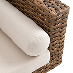 Трехместный садовый диван из плетеного пластика Matteo варинант исполнения - 3 | Loft Concept в Москве