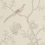 Обои ручная роспись Earlham Platinum Mica варинант исполнения - 1 | Loft Concept в Москве