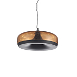 Подвесной светильник с стеклянным плафоном LED 42W 3000K Glass Textured Lampshade варинант исполнения - 2 | Loft Concept в Москве