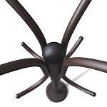 Вешалка напольная коричневая с 4-мя металлическими крючками Noble Branches варинант исполнения - 3 | Loft Concept в Москве