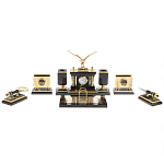 Настольный письменный набор из яшмы и долерита в подарочной упаковке Manager Organizer варинант исполнения - 3 | Loft Concept в Москве