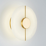 Бра с плафоном из камня в форме диска Buccio Stone Disk Wall Lamp варинант исполнения - 2 | Loft Concept в Москве