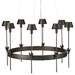 Люстра круглая со светодиодными лампами Innovation варинант исполнения - 3 | Loft Concept в Москве