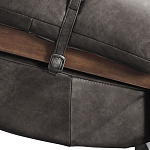 Кресло Duncan винтажная черная кожа варинант исполнения - 5 | Loft Concept в Москве