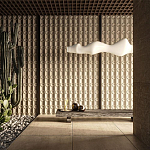 Гипсовая 3D Панель OCTOPUS варинант исполнения - 1 | Loft Concept в Москве